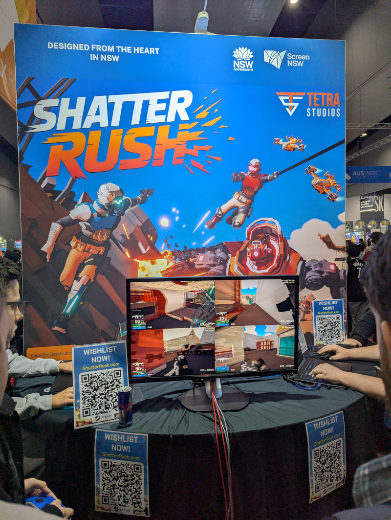 ShatterRush game booth